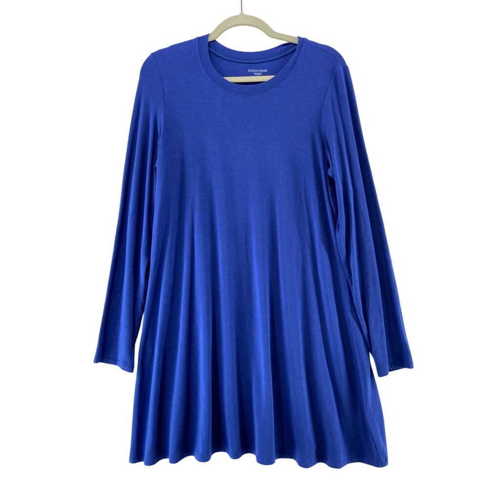 EILEEN FISHER BLUE DRESS